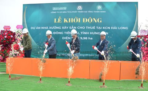 [Hưng Yên] Công Ty Thiên Minh Khởi Động Dự Án Tại KCN Hải Long: Khẳng Định Tầm Nhìn Dài Hạn Với Mô Hình Nhà Xưởng Xây Sẵn